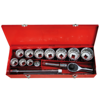 C40-15MH2 15 Parça 1” 12 Köşe (Yıldız) Lokma Takımı